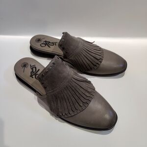 Otbt Women's Gleam Stone Leather Mule